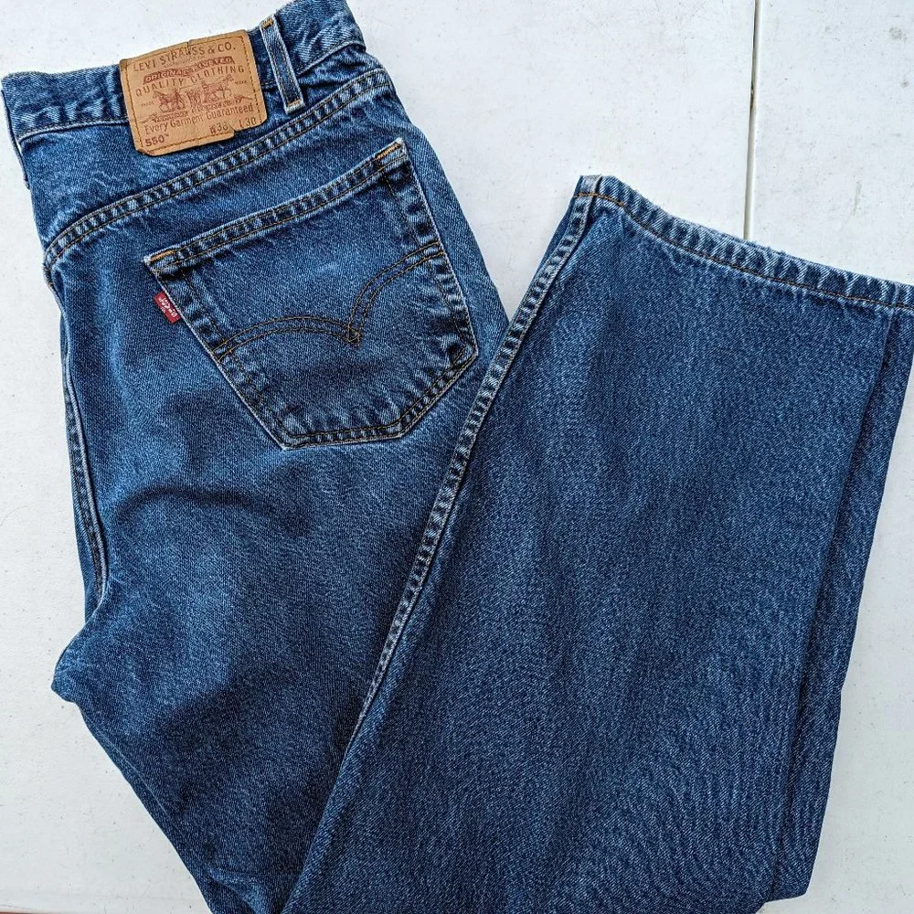 Levi's Men's 550 red tag jeans SZ 36
